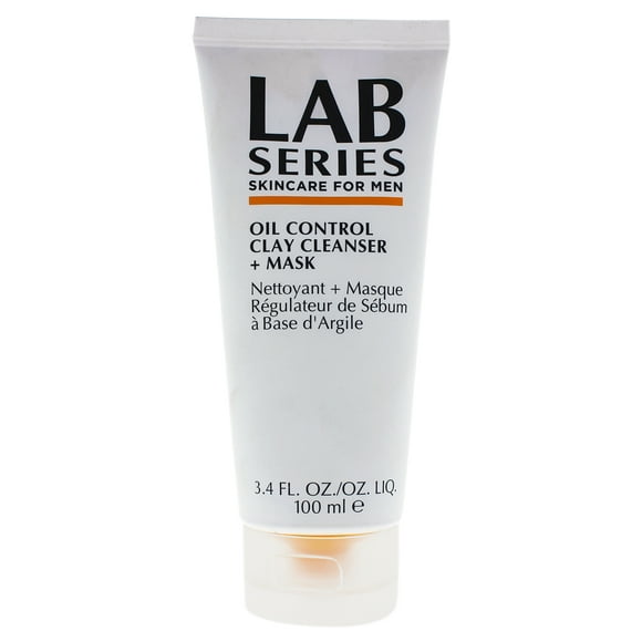 Oil Control Clay Cleanser Plus Mask by Lab Series for Men - 3.4 oz Mask