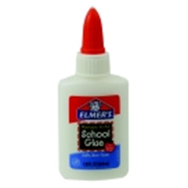 Elmers NonToxic Washable School Glue 1.25 Oz. Pack 12