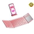 thumbnail image 3 of Teclado Diente Plegable Innotech Con Inalámbrico Portátil R () Rosa Azul, 3 of 9