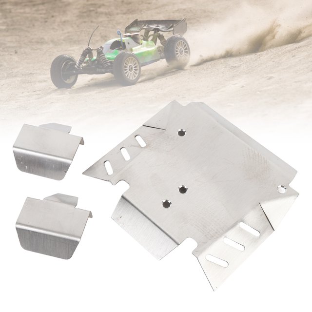 RC Chassis Armor Guard, Stainless Steel Robust RC Chassis Armor Easy To Install for RBX10 Ryft 1/10