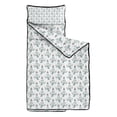 thumbnail image 2 of Light Blue Christmas Snowman Pattern Toddler Nap Mats for Kids Preschool,50"x20" Sleeping Mat Bag or Kids,Toddler Sleeping Bag,Toddler Nap Mat or Daycare, 2 of 6