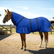Resistance Horse Fly Sheet – Lightweight Breathable Mesh Summer Sheet with Full Neck & Belly Band, UV Bug Protection Combo Cover – Sizes 60 to 84