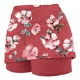 thumbnail image 6 of Feancey Plus Size Workout Skorts for Women Floral Print Mini Skirt High Waist Casual Yoga Shorts 2025 Summer Athletic Tennis Skort Sales Today, 6 of 6
