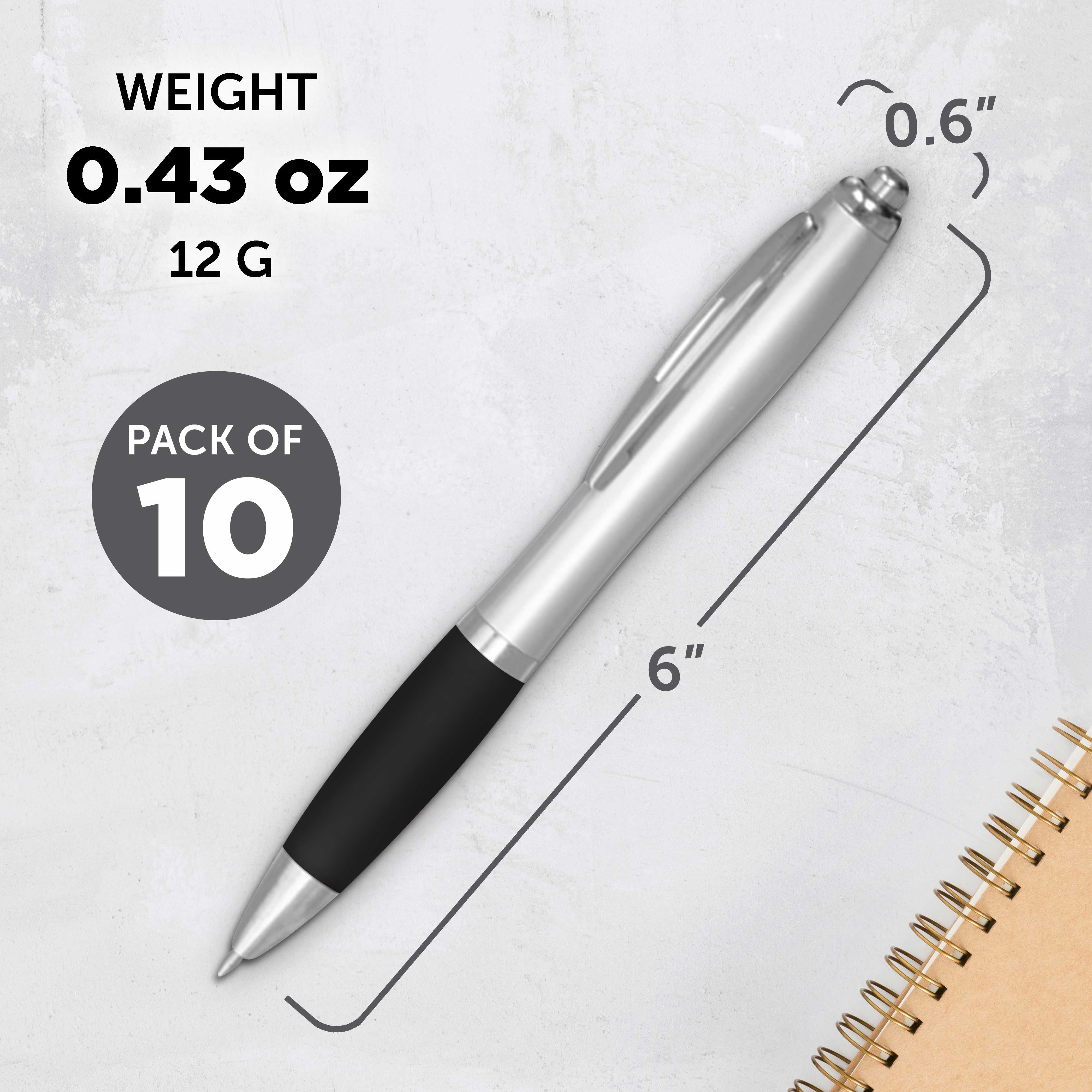 ColoBlackBI Grip Gel Pens - 10 pack - Black