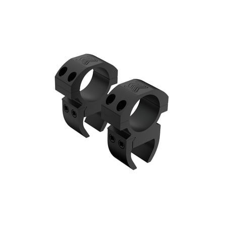 Monstrum Dovetail (11 mm / 3/8 inch) Scope Rings V2 | High Profile with See-Through Base | 1 inch Diameter