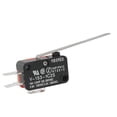 thumbnail image 1 of 1Set Micro Switch V-153-1C25 with Long Straight Hinge Lever for Microwave Door Oven Refrigerator Interlock, 1 of 2