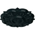 thumbnail image 3 of Ekena Millwork 20 1/4"OD x 1 1/2"P Deria Ceiling Medallion (Fits Canopies up to 6"), Hand-Painted Night Shade, 3 of 6