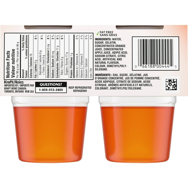 Cup of best sale orange juice calories