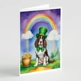 thumbnail image 3 of Dachshund St Patrick's Day Greeting Cards Pack of 8 7 in x 5 in, 3 of 24