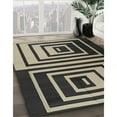 thumbnail image 3 of Ahgly Company Machine Washable Indoor Rectangle Contemporary Light French Beige Brown Area Rugs, 2' x 4', 3 of 7