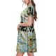 thumbnail image 2 of Easygdp I Haven't Been Everywhere But Its On My List para Vestido Transpirable de Mujer, Vestido Suelto de Manga Corta con Pliegues y Bolsillos para el Verano, 2 of 6