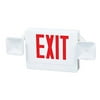Fulham FHEC31WR Firehorse Emergency Exit Light/Sign Combo- Led, White with Red