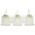 thumbnail image 1 of Westinghouse 6753300 Three Light Indoor Wall Fixture, White, 1 of 1