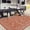 Brick Red, variant on ZACOO 9'x12' Ornate Scrollwork Outdoor Rug, Waterproof UV Resistant Patio Mat for Deck RV Balcony, Gray White