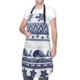 thumbnail image 3 of Uemuo Sea Underwater Animals1 Pattern Waterproof Apron Adjustable Dishwasher Apron- Apron for Women Men Heavy Duty Work Apron for Dishwashing Chemical Lab, 3 of 9