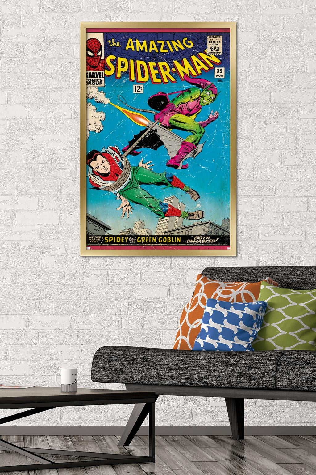 Marvel Comics - Spider-Man - Amazing Spider-Man #39 Wall Poster, 22.375" x 34", Framed