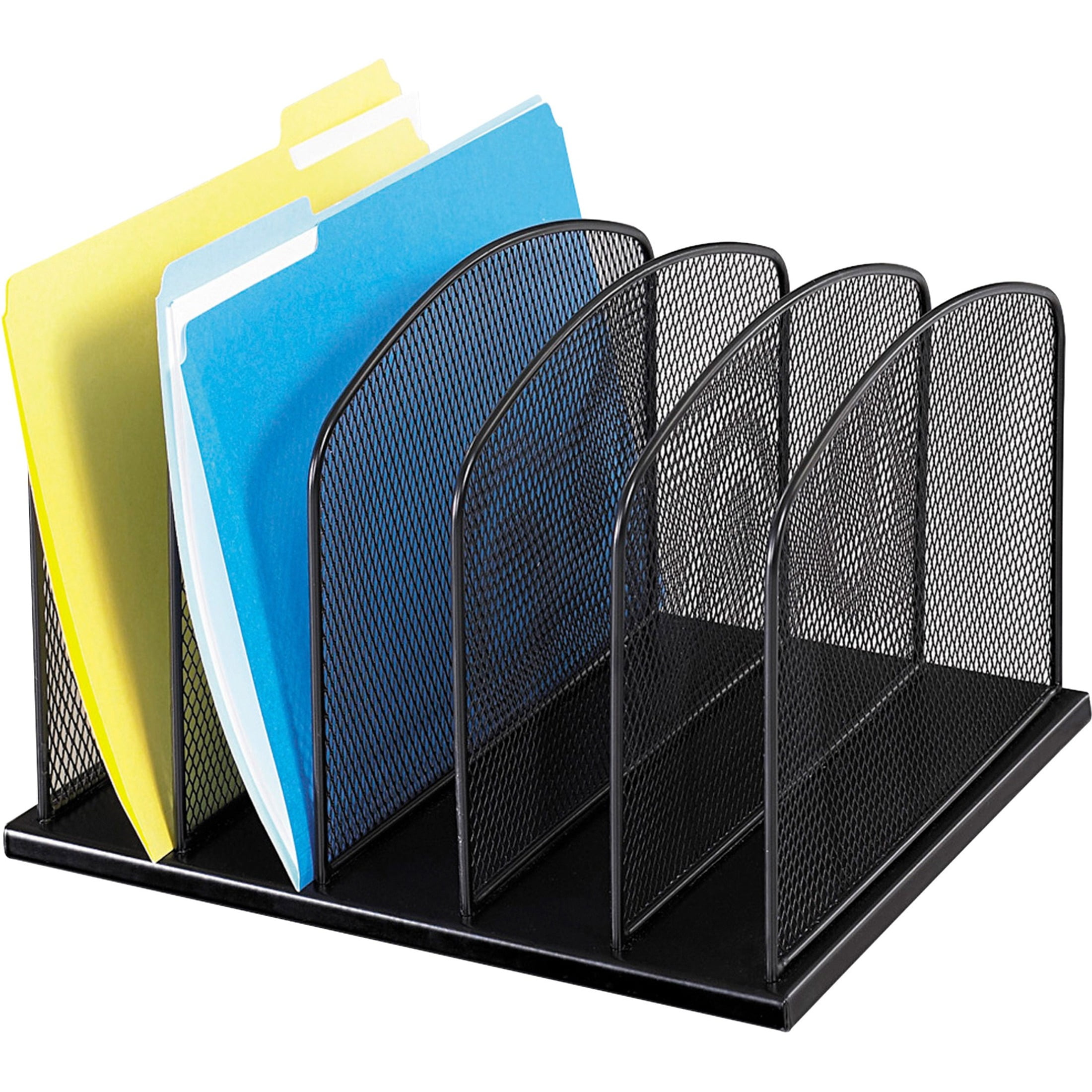 Safco, Mesh Desk Organizers, 1 Each, Black