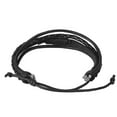 thumbnail image 5 of EHJRE Handmade Multi Strand Braided PU Leather Wrap Wristband Fashion Jewelry Black, 5 of 9