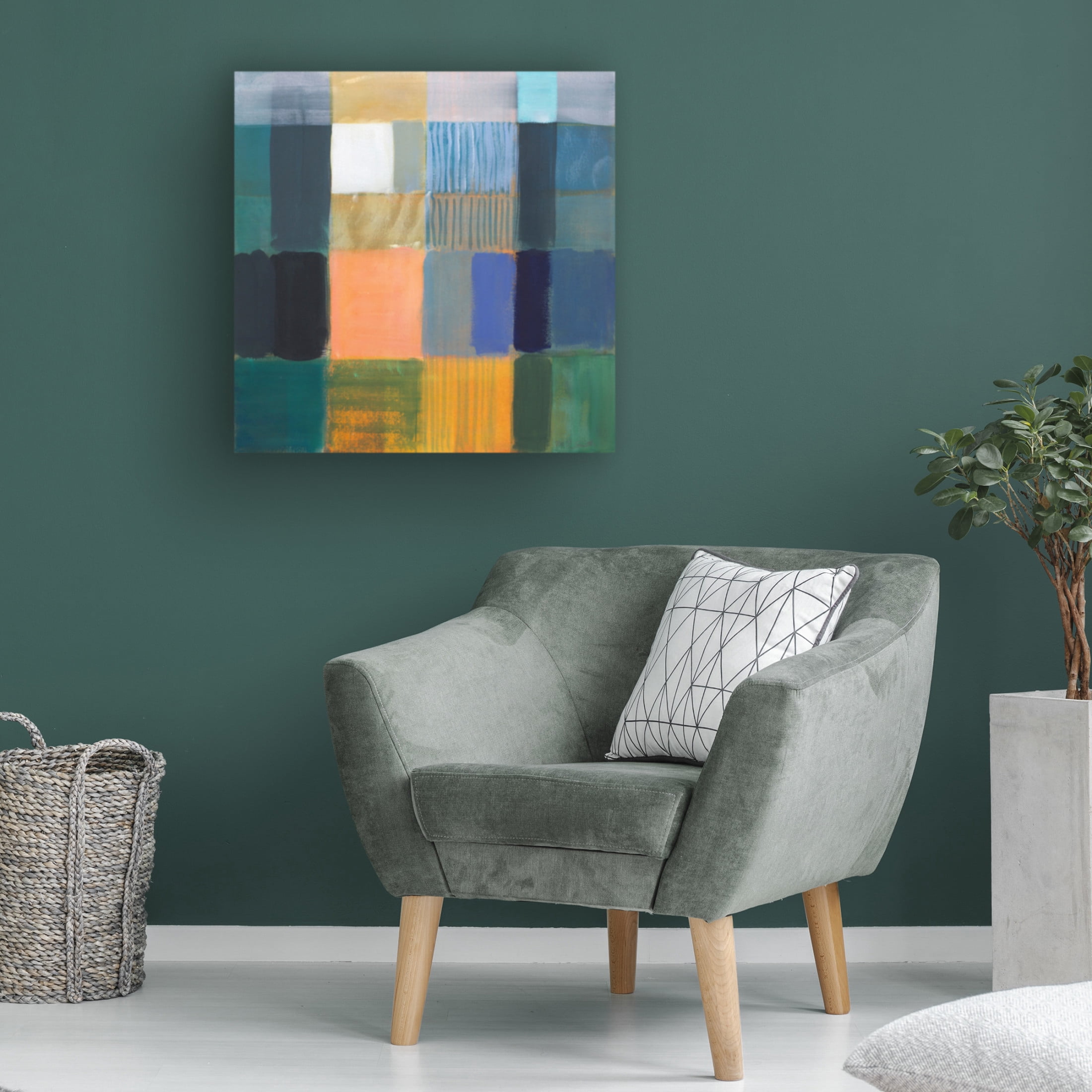 Canvas Wall Art - Mark David Smith 'Jamaica' Wall Art for Living Room, Bedroom, or Office Décor by Trademark Fine Art - 24 x 24 Inches