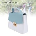 thumbnail image 4 of Cute Handbag Women Shoulder Bag Top Handle Purse with Color Blocking Design  Suitable for Any Age, 4 of 7