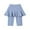 Light Blue, variant on Qingpeng Girls School Uniform Pants Kids Clothes Ruffle Tutu Leggings with Skirt 4-11 Years
