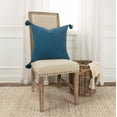 thumbnail image 2 of Rizzy Pillow Knife Edged Woven Pillow Teal 17"x17"x9", 2 of 6