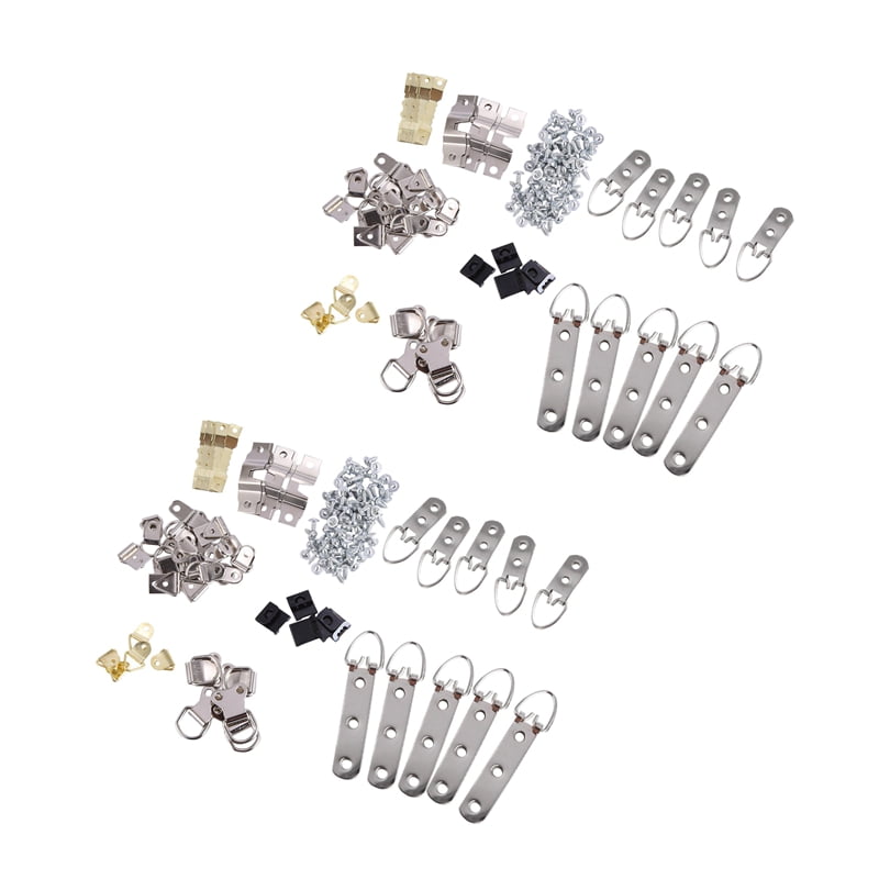 280 Pcs Hanging Hooks Kit, 9 Models Picture Hanger Hooks with Screws