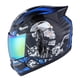 thumbnail image 1 of Casco de moto 1Storm Mechanic Skull azul talla L (57-58 cm), 1 of 5