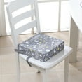 thumbnail image 5 of Toddler Booster Seat Chair Booster Seat With Adjustable Belt And Fastening Strap Non Booster Seat Cushion Cute Kid Booster Seat For Dining Table Toddler Kids Driving Pillows for Lower Back, 5 of 5