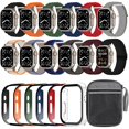 thumbnail image 1 of wonima02 12pack Watch Band and 6pack Watchcase Compatible With Apple Watch Ultra 3 2/Ultra 49mm Bands, Nylon Band Organizer for iWatch Ultra 3 2/Ultra, 1 of 1