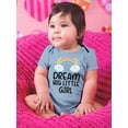 thumbnail image 2 of Dream Big Little Girl Bodysuit Infant -Smartprints Designs,  18 Months, 2 of 4