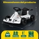 thumbnail image 5 of Go Kart Eléctrico Little monkey 12v F1 Niño Música Mp3 Usb Luz Blanco, 5 of 11