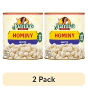 (2 pack) Juanita’s Foods White Hominy, 110 oz, Can