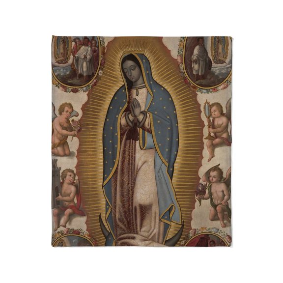 CafePress - Virgin Of Guadalupe. Throw Blanket - Soft Fleece Throw Blanket, 50"x60" for All Ages