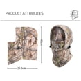 thumbnail image 4 of Camo Balaclava for Hunting, Winter Balaclava Face Mask with Fleece For Winter, 4 of 7