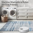 thumbnail image 5 of ODIKA 8'x10' Machine Washable Non-Slip Area Rug, Urban Maze Contemporary Grid Design for Stylish Living High Traffic Rug, Gray, 138388, 5 of 7