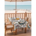 thumbnail image 2 of Outdoor Tablecloths with Umbrella Hole & Zipper, Paisley Flower 60 x102 Inch Rectangle Tablecloths, Spring Watercolor Floral Leaf Plant Waterproof Table Cloth, Patio/Pool/Picnic Table Covers, 2 of 8