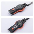 thumbnail image 5 of Orange 7 in 1 Whistle W/ Compass&Thermometer Outdoors Emergency Survi Lot A6 C1T3, 5 of 5