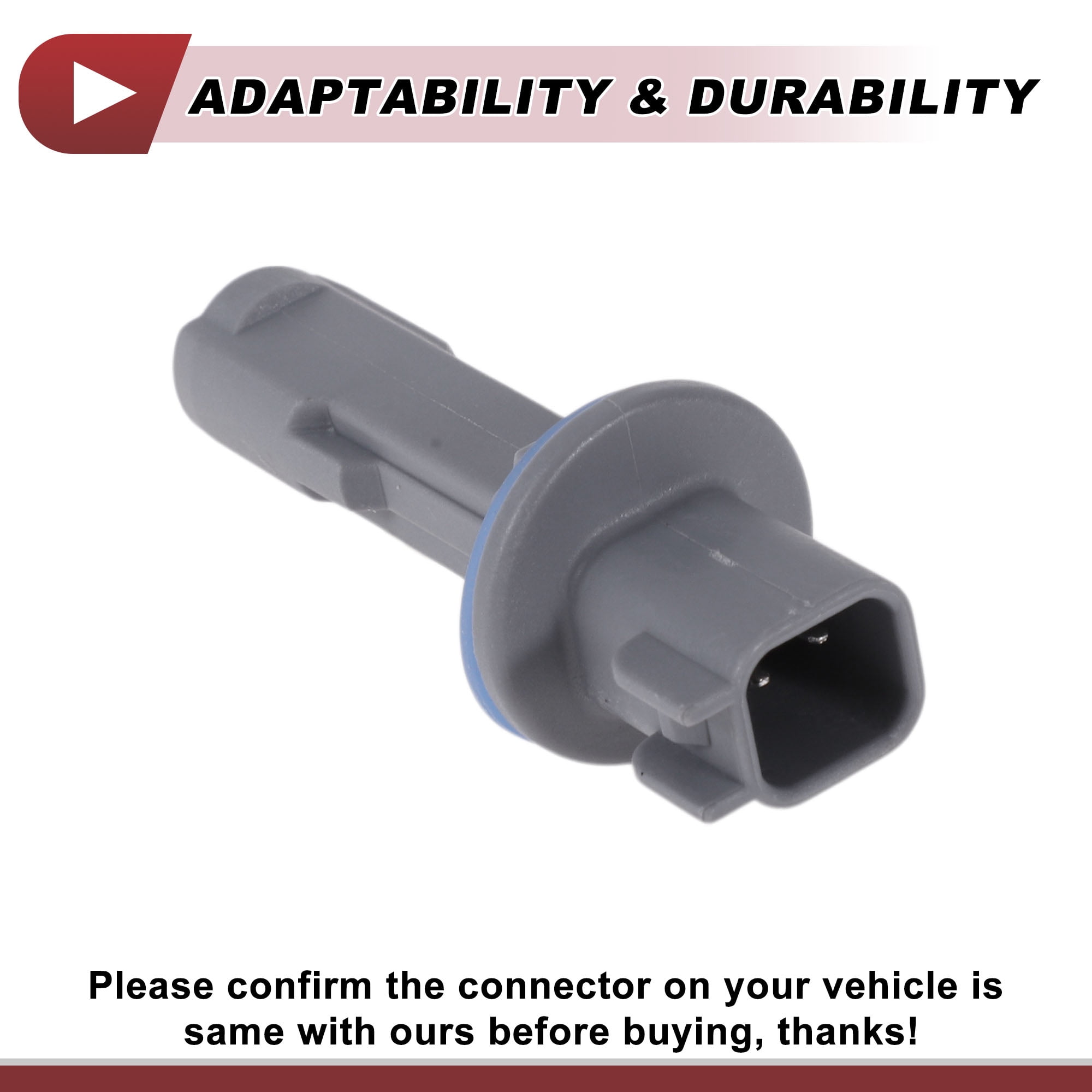 Unique Bargains 1 Pc Side Marker Light Socket Lamp Bulb Connector