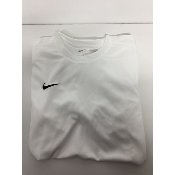 Nike Men's Park Short Sleeve T Shirt (White, Small)