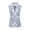 Blue Floral Scroll Design, variant on Coral Reef Cover Golf Shirt for Women, Anti Shrink Sleeveless for Tennis Athletic, Moisture Wicking Stretchy Ladies Golf Shirt