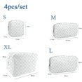 thumbnail image 7 of Leopard Print Cosmetic Bag Printed Bow Toiletry Pouch Waterproof Women Storage Nylon Outdoor Travel Makeup Organizer Party Gift (XL), 7 of 7