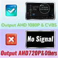 thumbnail image 5 of Backup Camera for Cars AHD 1080P 170 Degree Wide View Angle Rear View Camera Back up Camera with Clear Night Vision IP68 Waterproof CVBS Reverse Camera for Car Sedans SUV MPV Van Pickup (6m Cable), 5 of 9