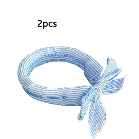 2pcs Universal Summer Pet Cooling Scarf - Ice Neckerchief for Dogs and Cats - Heatstroke Prevention Towel with Trendy Irregular Pattern