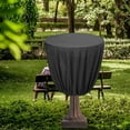 Outdoor Bird Bath Cover Waterproof 210D Bird Bath Fountain Cover for