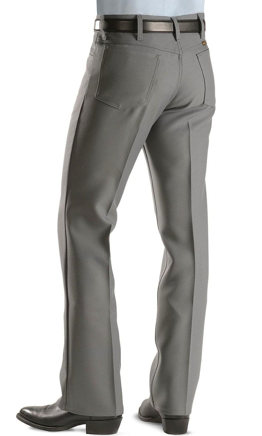 Wrangler wrangler men's wrancher dress jean,medium gray,33x34