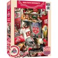 thumbnail image 1 of MasterPieces Game Day 500 Piece Jigsaw Puzzle for Adults - NCAA Ohio State Buckeyes Locker Room - 15"x21", 1 of 1
