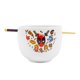 thumbnail image 1 of Set de vajilla Ramen Silver Buffalo Marvel Deadpool Icons, 1 of 9