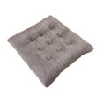 thumbnail image 2 of Cojín de asiento acolchado engrosado | Fondo antideslizante | Material de poliéster | Acojilla cálida y blanda | Lavable a máquina | 40x40cm | Encaja en sofá y silla | Café, azul, gris, morado, 2 of 6
