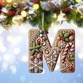 thumbnail image 4 of Eoozwa Personalized Christmas Tree Letters Acrylic Ornaments with DIY Holiday Decor Home Xmas Tree Hanging Decoration 26 Alphabet, 4 of 4